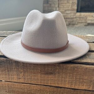 Free People Wyeth Rodeo Hat in Dusty Purple Wool one size adjustable